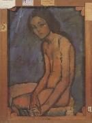 Amedeo Modigliani Nu assis (mk39) France oil painting artist